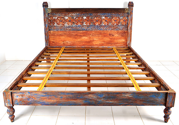 antique teak bed