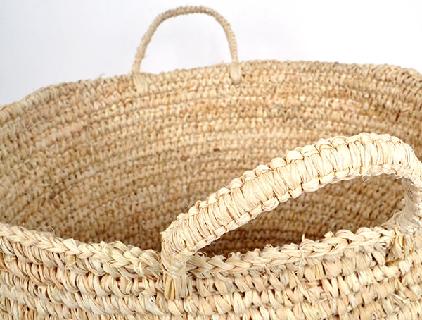bleached fiber basket