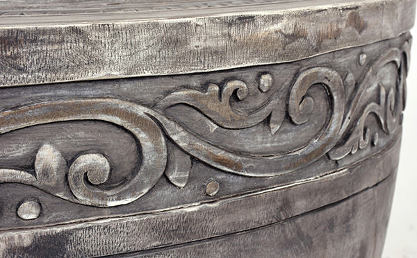 carved suar wood with antique finish