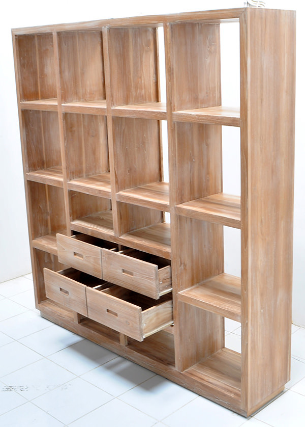 teak wooden book rack