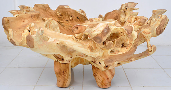 teak root table coffee table base