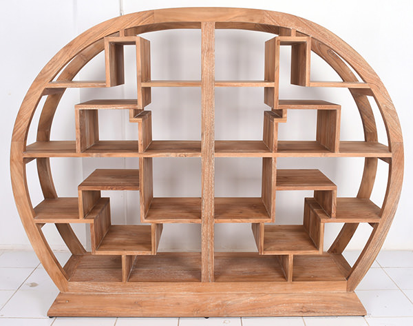 circle book shelf