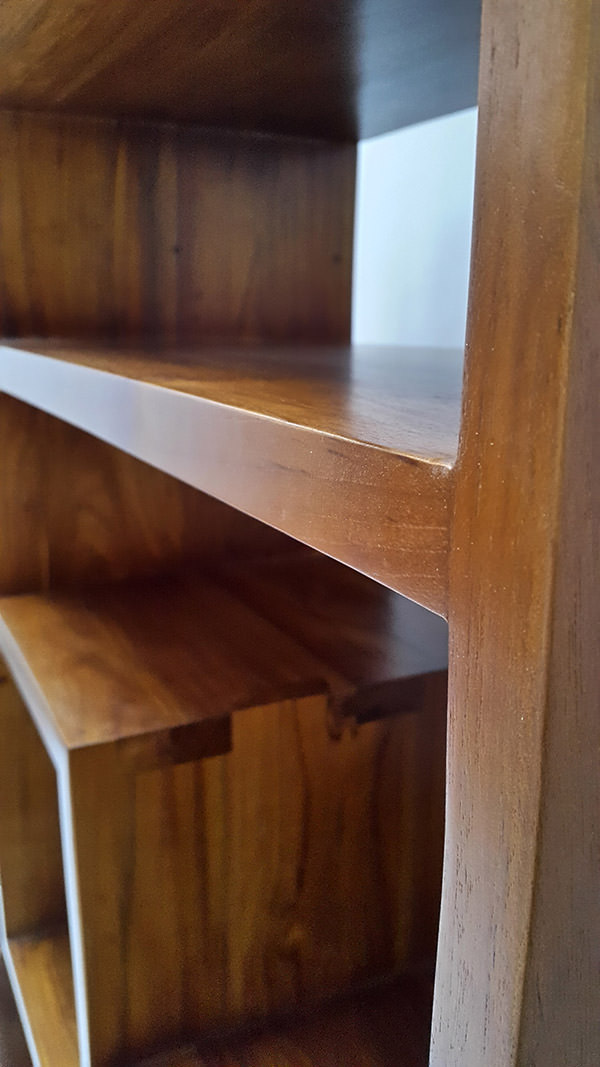 natural teak Korean bookrack