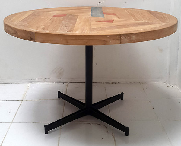 round teak outdoor table manufacturer