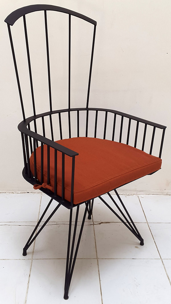 outdoor iron armchair manufacturing