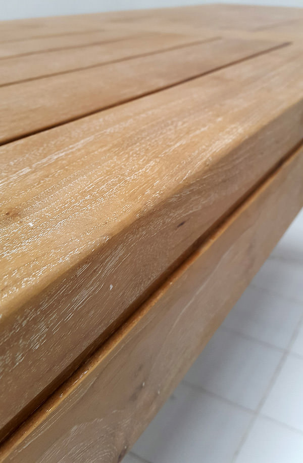 white washed finishing