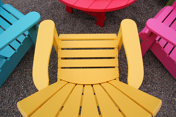 Plastic outdoor furniture