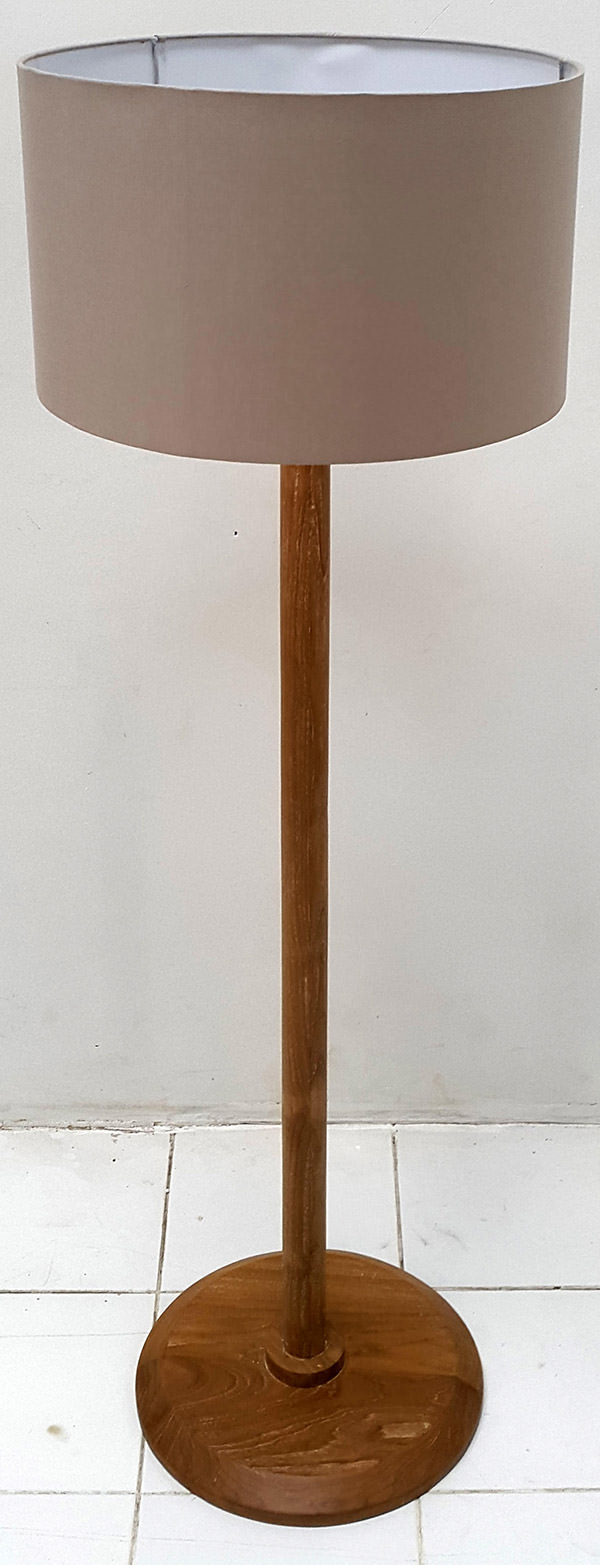 scandinavian teak standing lamp for restaurant