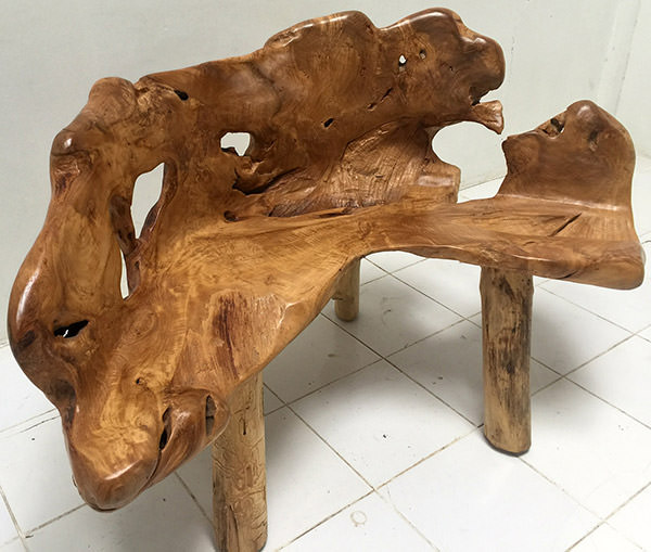 teak bench