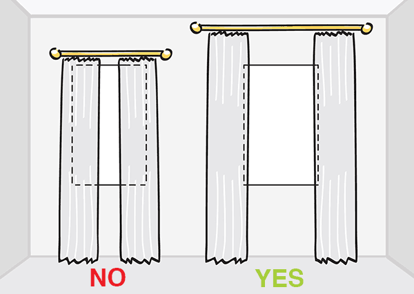 perfect length for your curtains