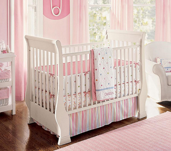 chambre de fille rose