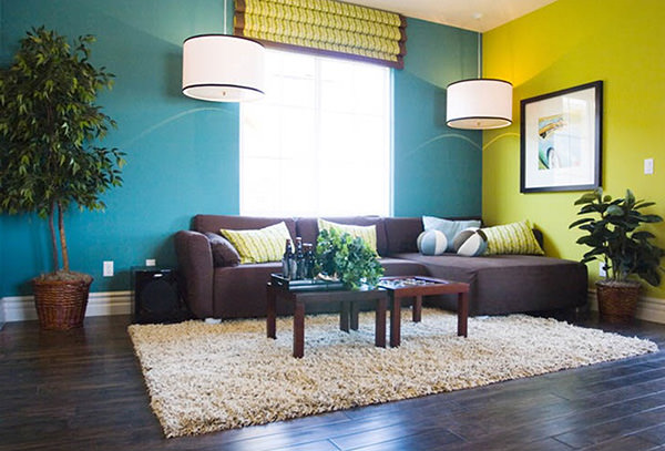living room color contrasts