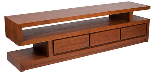 teak-wood media cabinet