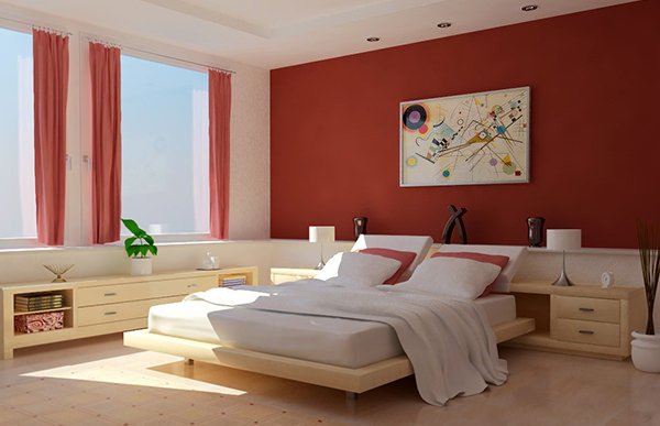 bedroom wall painting